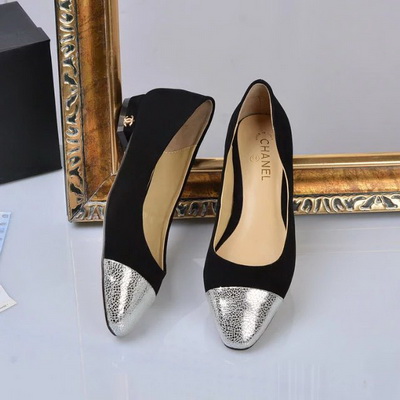 CHANEL Shallow mouth flat shoes Women--002